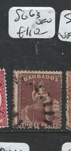 BARBADOS (P2807B) BRITTANIA 3D  SG  63  VFU 