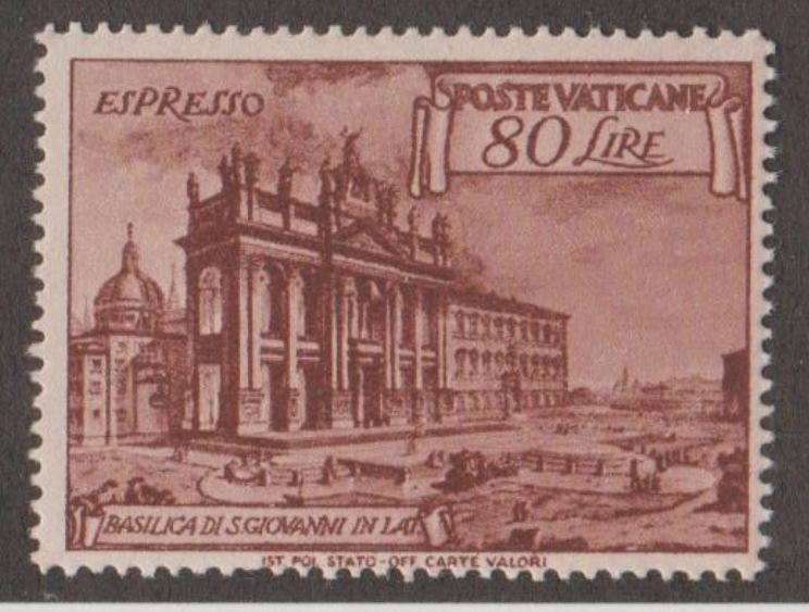 Vatican City Scott #E12 Stamp - Mint NH Single