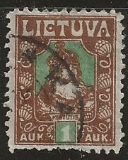 Lithuania ^ Scott # 110 - Used