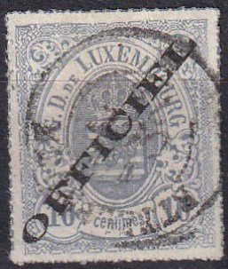 Luxembourg #O3 F-VF  Used  CV $2400.00  (Z1203)