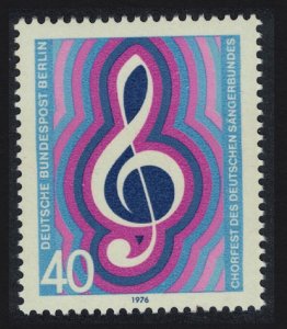 Berlin German Choristers' Festival 1976 MNH SG#B506