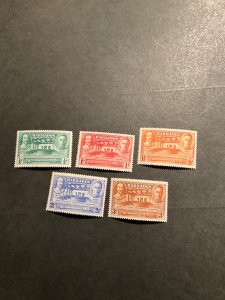 Stamps Barbados Scott #202-6 hinged