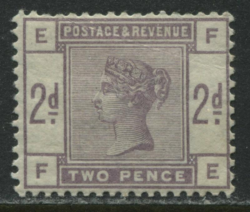 GB QV 1884 2d lilac mint o.g.