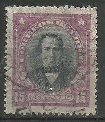 CHILE, 1911, used 15c, Prieto, Scott 104