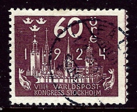 Sweden 207 Used 1924 issue    (ap3503)