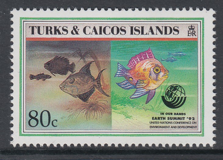 Turks and Caicos 974 Fish MNH VF