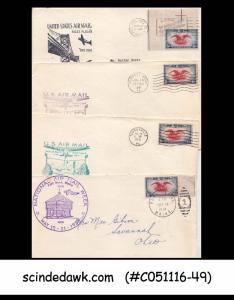 USA - 1938-41 Selected FIRST FLIGHT COVERS - 8nos