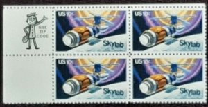 US Scott # 1529; 10c Skylab from 1974; MNH, og, VF; Block of 4