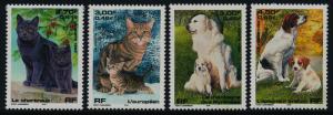 France 2740-3 MNH Cats & Dogs