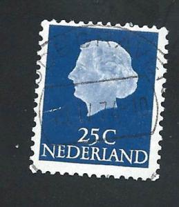 Netherlands - SC# 348 - (25c) - Queen Juliana, phosphorescent