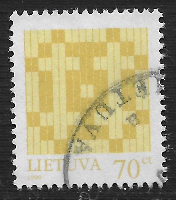 Lithuania #602a 70c Double Barred Crosses