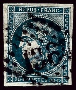 France SC#44a Used VF hr SCV$72.50....Worth checking out!