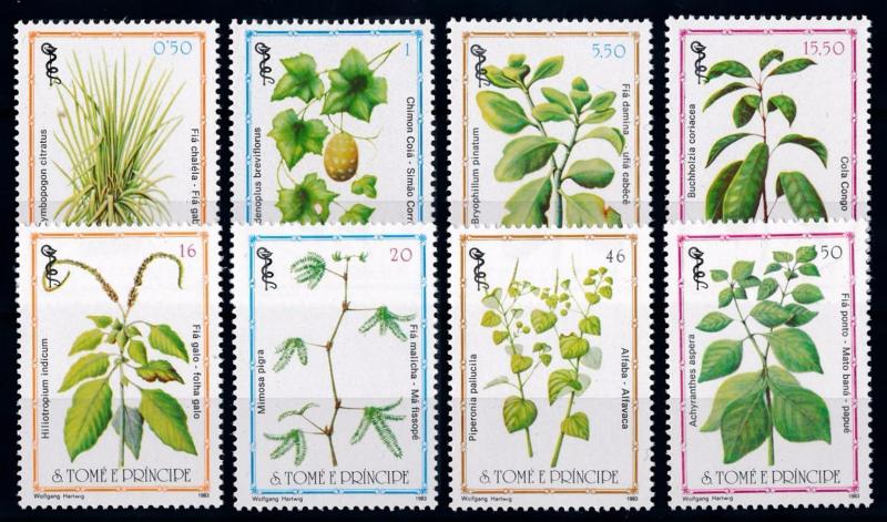 [66565] Sao Tome & Principe 1983 Flora Medicinal Plants  MNH