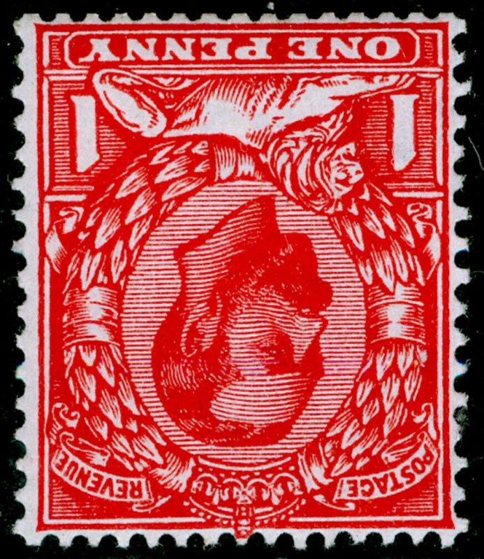 SG337 SPEC N10b(3), 1d brt scarlet, M MINT. Cat £30.WMK INVERTED.