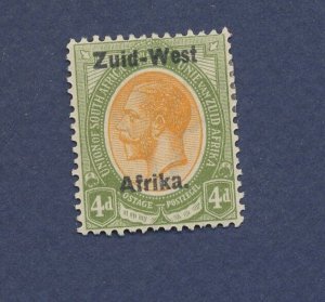 SOUTH WEST AFRICA - Scott 5a - FVF unused hinged -