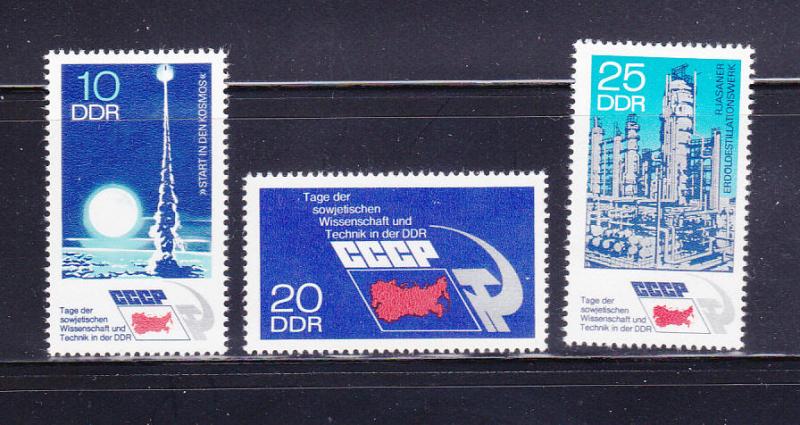 Germany DDR 1494-1496 Set MNH Various