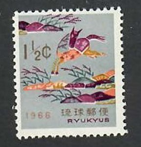 Ryukyu Islands; Scott 139; 1965;  Used