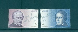 Norway - Sc# 1540-1. 2008 Famous Men. MNH $8.50.