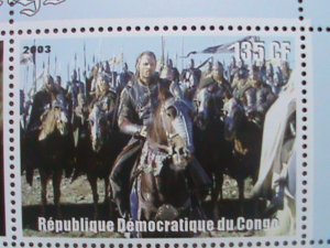 CONGO STAMP:2003- LORD OF THE RINGS MNH SHEET