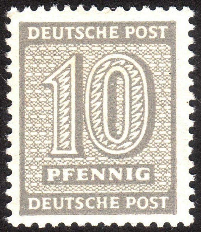 1945, Germany West Saxony 10pfg, MNH, Mi 131