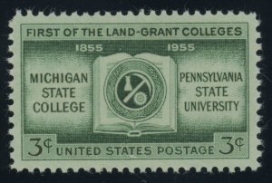 US Stamp #106 Land Grant Colleges 3c - PSE Cert - SUPERB 98 - MNH - SMQ $60.00