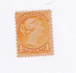 CANADA # 35 VF-MLH 1ct SMALL QUEEN CAT VALUE $60(MM66)