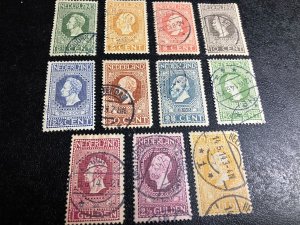 Netherlands Scott 90-100 Used Partial Set