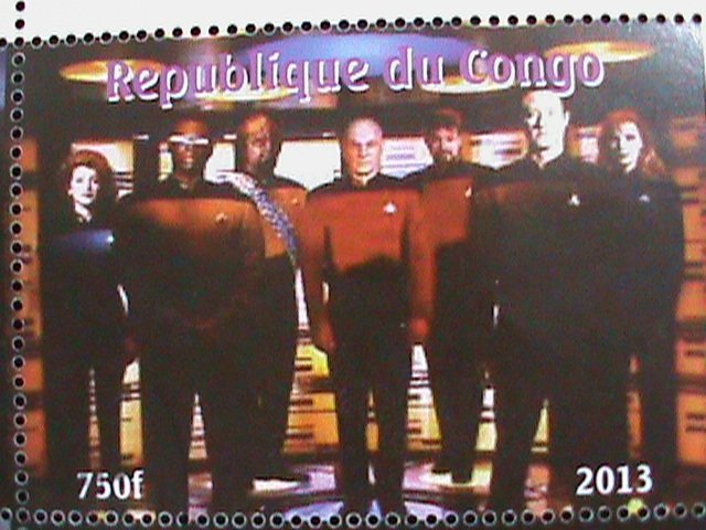 CONGO-2013- WORLD FAMOUS MOVIE-STAR TREK-CTO SHEET VF WE SHIP TO WORLD WIDE.