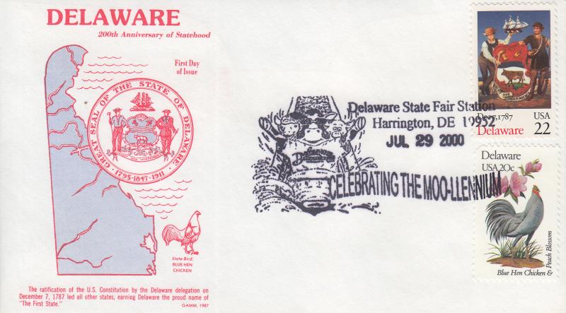 2000 Delaware State Fair Harrington DE Pictorial Gamm