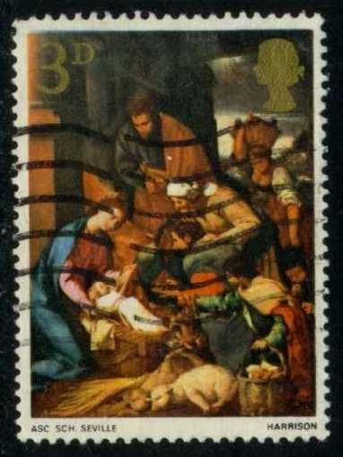 Great Britain #522 Adoration of the Shepherds, used (0.20)