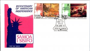 Samoa, Worldwide First Day Cover, Americana