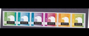 Coil Strip (6) 25c Spectrum (12) US 4590a Avery MNH F-VF