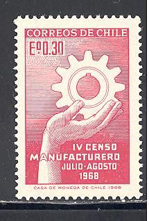 Chile Sc # 370 mint never hinged (DT)