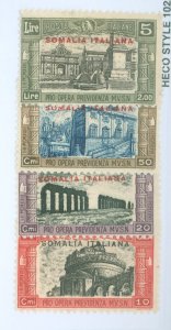 Somalia (Italian Somaliland) #B25-28  Single (Complete Set)