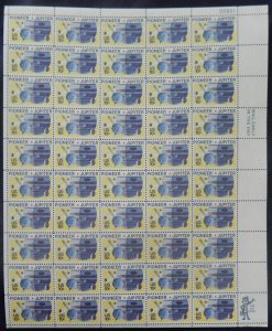 MALACK 1556 10c Space Pioneer, F-VF NH or better,  F..MORE.. sheet1556