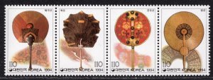 4044 - South Korea 1994 - Korean Beauty - Fans - MNH Set