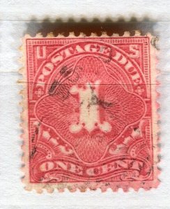 USA; 1890s early classic Postage Due fine used shade of 1c. value