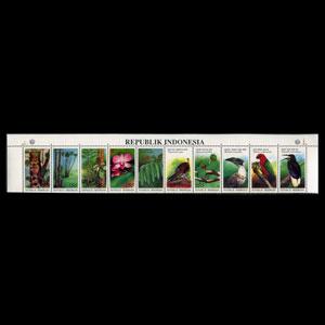 INDONESIA 1994 - Scott# 1592 Nature Protection Set of 10 NH