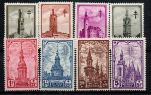 Belgium B256-B263 Set Mint hinged