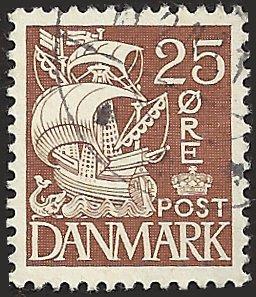 DENMARK -  #234 - Used - SCV-0.25