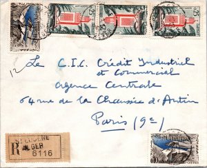 Algeria 1963 - Registered Airmail - St Eugene Alger - J7487