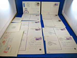 CZECHOSLOVAKIA - LOT OF 8 COVERS/CANCELLATIONS-CONGRESS OF PHARMACOLOGY (GG-C1)