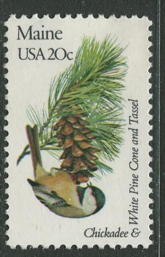 USA - Scott 1971 - State Birds & Flowers - 1982 - MNG - Single 20c Stamp