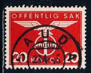 Norway #O48 Single Used