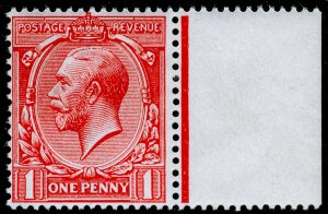 SG357Wj, 1d bright scarlet, NH MINT. Cat £150. WMK REV