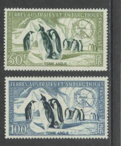 French Southern and Antarctic Terr. C1-2 MH pnob