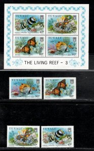 TUVALU SC# 524-27a FVF/MNH