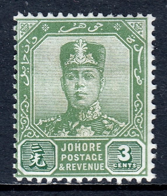 Malaya (Johore) - Scott #104 - MH - Hinge crease - SCV $2.25