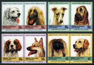 1985 St Vincent Grenadines Bequia 90-97Paar Dogs 5,50 €