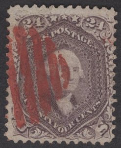 SC #70 Fine-Used. Red grid cancellation.